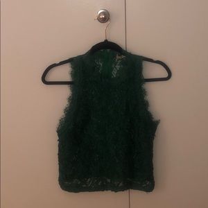 Zara- green lace top